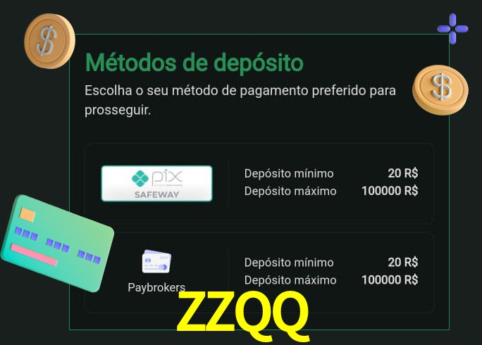 O cassino ZZQQ oferece uma grande variedade de métodos de pagamento